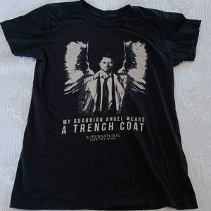 Supernatural Castiel Guardian Angel Girls T-Shirt